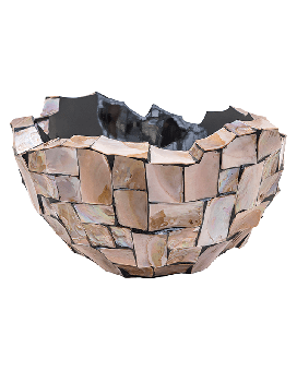 Baq Oceana Pearl Bowl Brown, 40x32x24cm