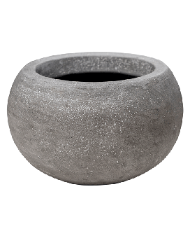 Baq Polystone Plain Bowl Grey, 17x11cm
