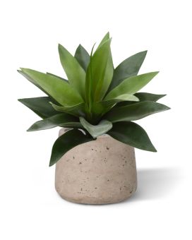 Agave kunstplant 25cm in 10cm pot