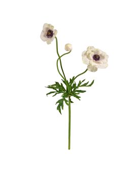 Kunst Anemoontak 60cm - creme