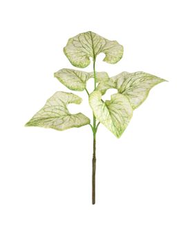 Brunnera kunsttak 35cm - creme/groen
