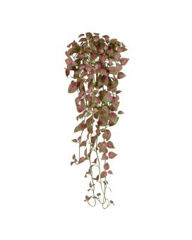 Coleus kunst hangplant 90cm - rose/groen