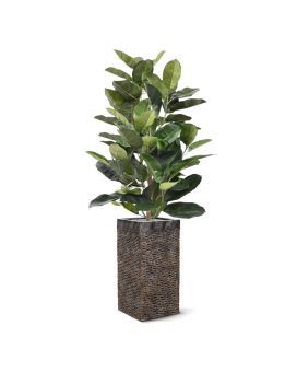 Elastica Robusta kunstplant 120cm - groen