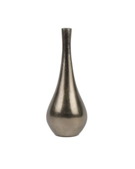 Aluminium Flesvaas Antique Nickel 33cm