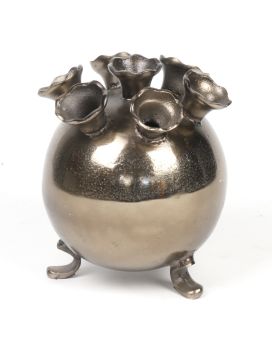 Aluminium Bolvaas Antique Nickel 25cm