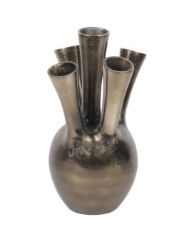 Aluminium Tuitvaas Antique Nickel 38cm