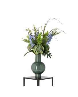 Handgebonden Kunstboeket Yara Portland – Blauw