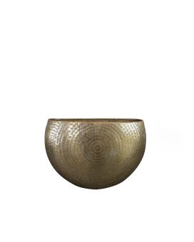 Planter Nynke gold D47x21 H31 Ovaal