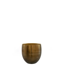 Pot Fabio brass antique D17 H18