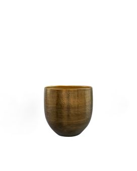 Pot Fabio brass antique D21 H20