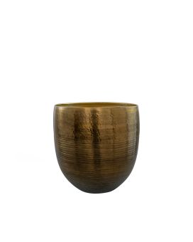 Pot Fabio brass antique D24 H25