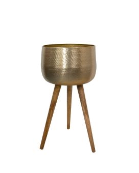 Pot op voet Carly brass D44 H88
