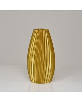 Jasmin 3D vaas 19x10cm Goud Metallic