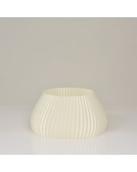 Jasmin 3D pot 9x17cm Wit