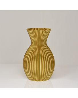 Lily 3D vaas 20x13cm Goud Metallic
