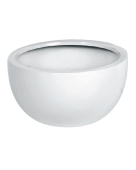 Belize shiny white Ø45 x H28