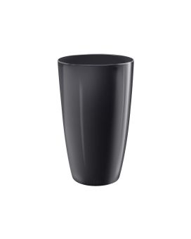Brussels diamond rond hoog 32cm matt zwart