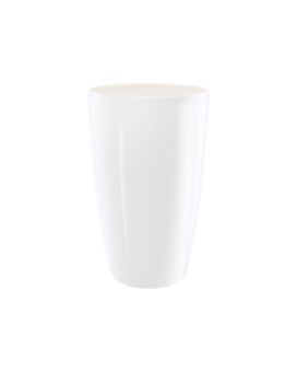 Brussels diamond rond hoog 32cm wit
