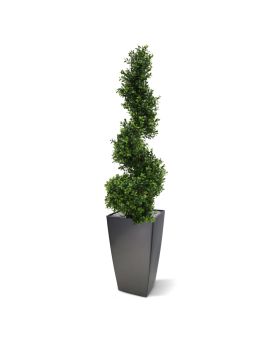 Buxus spiraal deluxe kunstboom 100cm - UV bestendig