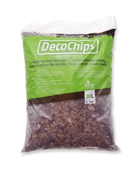 Decochips 20-40 mm 35 L bruin