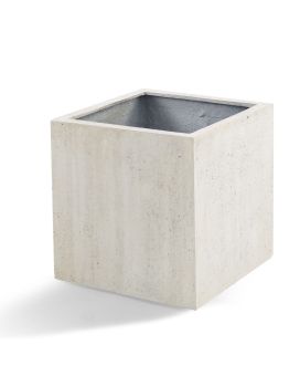 Grigio Cube S 30x30x30 White-Concrete