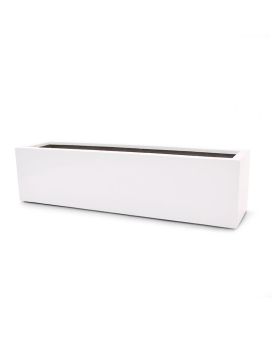 Argento Balcony Box M 80x20x20 cm Shiny White