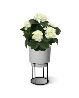 Hortensia deluxe kunstplant 45cm - crème