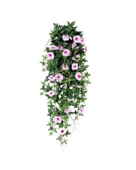 Petunia kunst hangplant 110cm - rose