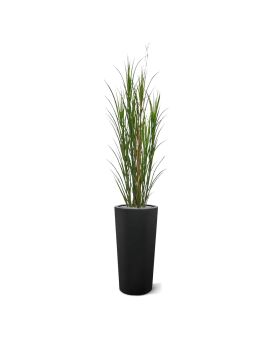 Kunst Rietgras plant deluxe 165cm - groen - UV bestendig