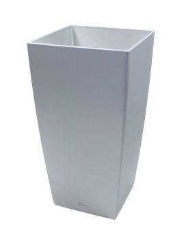 Lechuza Cubico sierpot 30x30x56 cm zilver