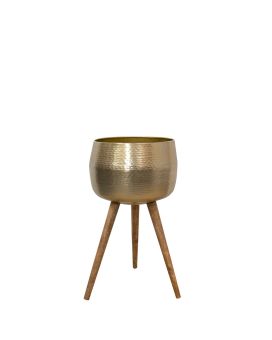 Pot op voet Carly brass D39 H67