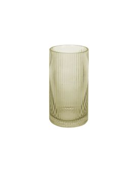 Bloemenvaas Allure Straight 20x 10 cm - mosgroen