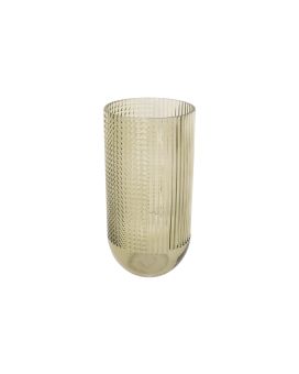 Bloemenvaas Attract groot 30x 15cm - mosgroen