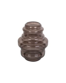 Bloemenvaas Distinct groot 30x 25 cm – chocoladebruin
